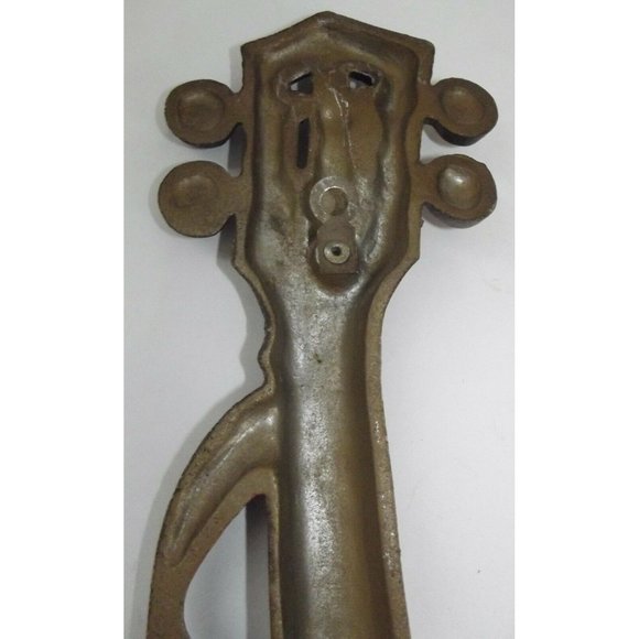 Vintage 1976 Sexton 17" Mandolin Metal Wall Hanger art decor musical instrument - Picture 11 of 11